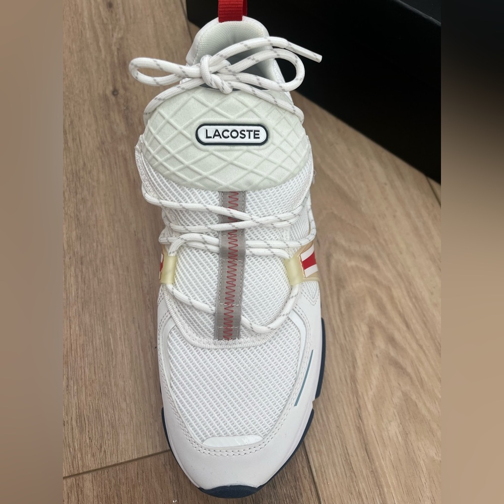 Lacoste sneakers.